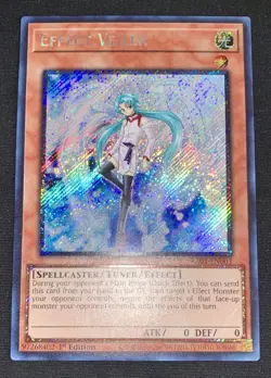Yugioh Effect Veiler RA01-EN003 Platinum Secret Rare 1st Ed NM w/Tracking - Image 3