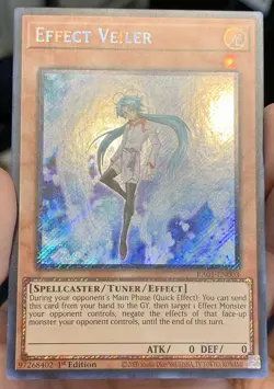 Yugioh Effect Veiler RA01-EN003 Platinum Secret Rare 1st Ed NM w/Tracking - Image 5