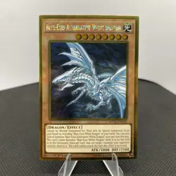 Yugioh Blue-Eyes Alternative White Dragon MVP1-ENG46 1. Edition Gold Rare NM - Image 1