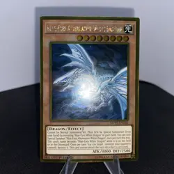 Yugioh Blue-Eyes Alternative White Dragon MVP1-ENG46 1. Edition Gold Rare NM - Image 2