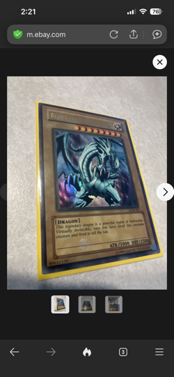 Blue-Eyes White Dragon LOB-001 The Legend of Blue Eyes White Dragon Unlimited - Image 3