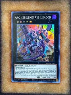 Yugioh Arc Rebellion Xyz Dragon MP21-EN191 Super Rare 1st Ed LP - Image 1