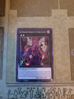 YUGIOH THE PHANTOM KNIGHTS OF CURSED JAVELIN MACR-EN042 SUPER 1ST EDITION NM - Image 1