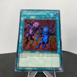 Yugioh Verbrecherduo LCKC-DE101 Secret Rare NM - Image 3