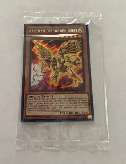 Yu-Gi-Oh! Legendary Duelists Season 3 Kaiser Glider Golden Burst Secret Rare - Image 1