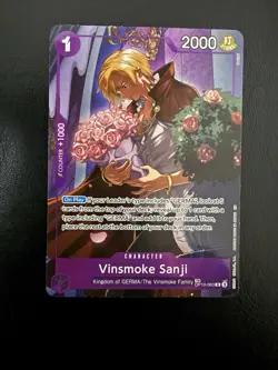 One Piece TCG – Vinsmoke Sanji Treasure Rare Alt Art OP10-063 (OP12 TR) NM+ - Image 1