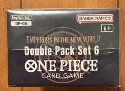 One Piece Sealed Double Pack Set Vol 6 DP-06 Emperors in the New World OP-09 - Image 2