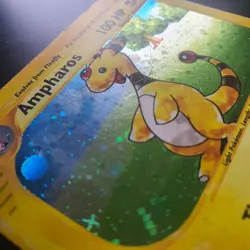Ampharos H1/H32 Holo Rare Aquapolis WOTC MP Pokemon Card - Image 3