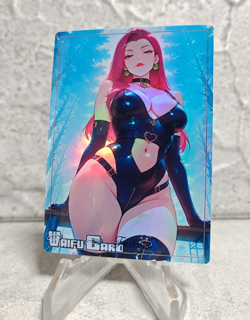 Jessie Trading Card Waifu Goddess Story Anime Girl holo Karte Manga Full Art - Image 1