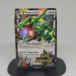 Pokemon TCG Rayquaza EX Ultra Rare Card 75/108 XY: Roaring Skies - Image 1