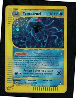 Tentacruel H26/H32 Holo MHP / MP Pokemon Card HQ Scan - Image 1