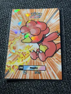 Magby #240 - Cracked Ice - Card Database Attacks Gen 2 - Pokemon Card NM - Image 3