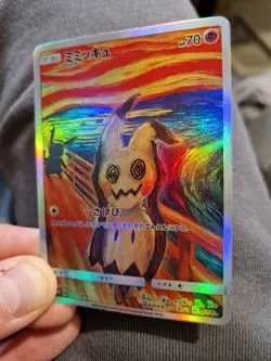 Pokemon Mimikyu Munch Art Card Holographic Full Art Promo Display Piece - Image 2