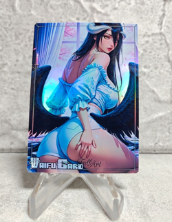 Albedo Trading Card Waifu Goddess Story Anime Girl holo Karte Manga Art Full Art - Image 1