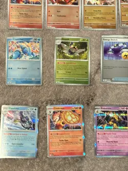 Pokemon Mega Evolutions Holo And Reverse Holo Set X10 English Cards - Image 4