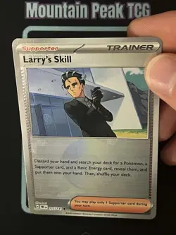 Larry’s Skill (Poke Ball) Texture Shift - Prismatic Evolutions - Pokemon Card - Image 2