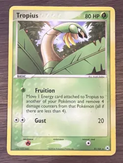 Pokemon TCG Card - Tropius - 27/101 - Rare - EX Hidden Legends - Image 1
