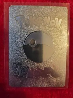 Pokemon Pikachu VMAX Rainbow SILVER Foil Fan Art Collector Card - 310 HP - Image 2