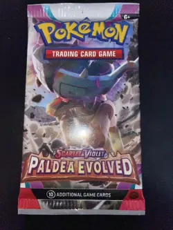 Pokemon Paldea Evolved SV2 English Factory Sealed Booster Pack 10 Cards PWE - Image 1