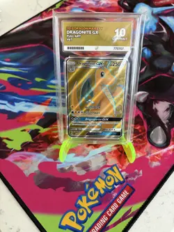 ACE 10 Dragonite GX Dragon Majesty 67/70 Perfect Ace 10 Label Graded Card - Image 1