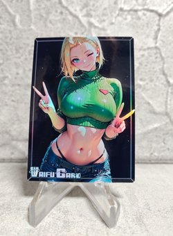 Cammy White Trading Card Waifu Goddess Story Anime Girl holo Karte Manga Art - Image 1