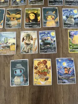 Pokemon Starry Night / Van Gogh Bundle of 18 'CUSTOM' Cards includes Pikachu - Image 4
