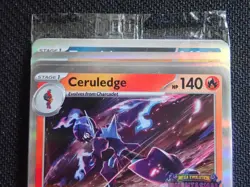 POKEMON PHANTASMAL FLAMES PRERELEASE STAFF STAMPED 4 CARD PROMOS NEW & SEALED - Image 2