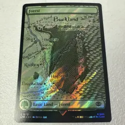 MTG Foil Forest 0721 The Lord of the Rings: Tales of Middle-Earth - Image 1