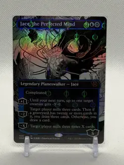 Jace, the Perfected Mind (Borderless) (Step-and-Compleat Foil) Phyrexia: ONE 428 - Image 1