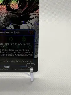 Jace, the Perfected Mind (Borderless) (Step-and-Compleat Foil) Phyrexia: ONE 428 - Image 3