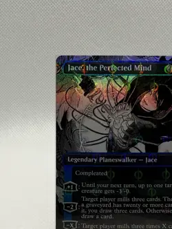 Jace, the Perfected Mind (Borderless) (Step-and-Compleat Foil) Phyrexia: ONE 428 - Image 5