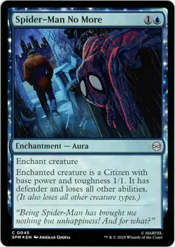 Spider-Man No More (Foil) - 0045 - Marvel's Spider-Man - MTG - NM/M - English - Image 1