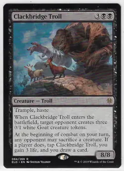 Clackbridge Troll - MTG Magic the Gathering - Near Mint !!! - Image 1