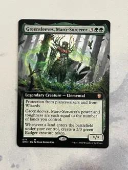 Greensleeves, Maro-Sorcerer Mythic Regular Legendary Green 077 2022 MTG NM - Image 1