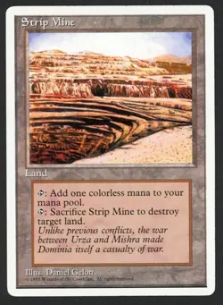 MTG Strip Mine Alternate 4th Edition Regular Uncommon - Image 1