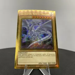 Yugioh Blue-Eyes White Dragon MVP1-ENGV4 Limited Edition Gold Secret Rare NM - Image 4