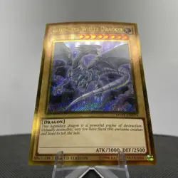 Yugioh Blue-Eyes White Dragon MVP1-ENGV4 Limited Edition Gold Secret Rare NM - Image 5