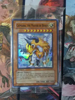 SEALED Yu-Gi-Oh World Chimaera the Master of Beasts Super Rare WCPS-AE803 Mint - Image 1