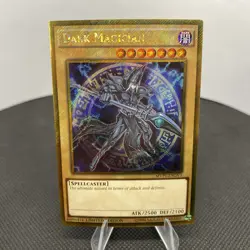 Yugioh Dark Magician MVP1-ENGV3 Limited Edition Gold Secret Rare NM - Image 3