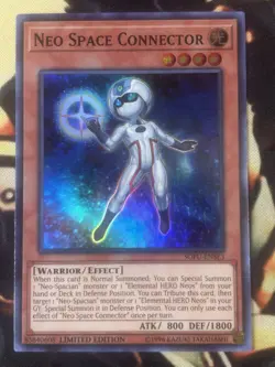 Yugioh: Neo-Space Connector SOFU-ENSE3 Super Rare Limited Edition NM - Image 1