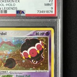 Claydol Holo 2/101 EX Hidden Legends PSA 9 Mint Pokemon Card Swirl - Image 3