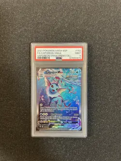 Pokemon TCG Vaporeon VMAX SWSH182 Promo Cards - PSA 9 Mint - Image 1