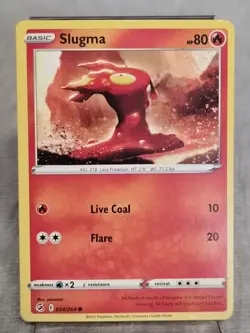 Slugma 34/264 Pokemon Card Fusion Strike Common 80 HP - Image 1