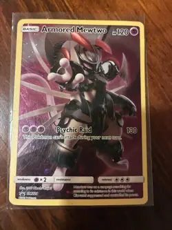 Pokemon TCG Armored Mewtwo SM228 Black Star Promo Card HP - Image 2