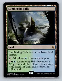 Magic the Gathering - MTG - BFZ - Lumbering Falls - Rare - Image 1