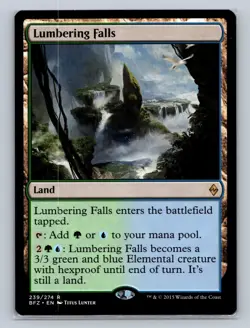 Magic the Gathering - MTG - BFZ - Lumbering Falls - Rare - Image 3