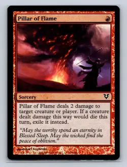 Magic the Gathering - MTG - AVR - Pillar of Flame - Foil - Common - Image 3