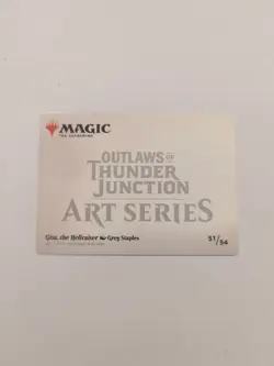 Gisa, the Hellraiser Art Card (Gold Signature) Outlaws of Thunder Junction NM - Image 2