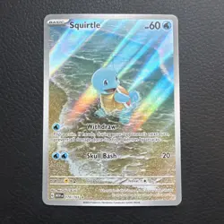 Pokemon Squirtle Holo Card TCG SV Scarlet & Violet 151 Series 170/165 - Image 1