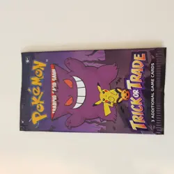 1 x Sealed Pack Pokemon Trick or Trade Halloween Cards (3 Cards Per Pack) TCG - Image 1